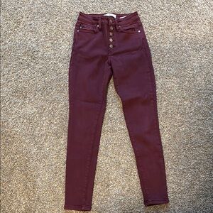 KanCan Red High Rise Jeans Skinny Fit